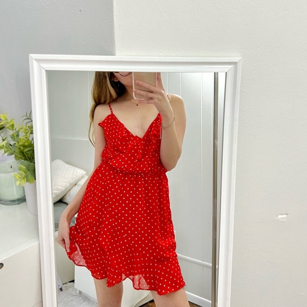 Forever 21 Red Polka Dot Dress